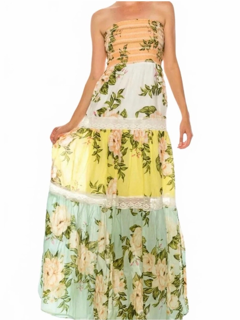 Kiwi & Punch Strapless Dress - Medium